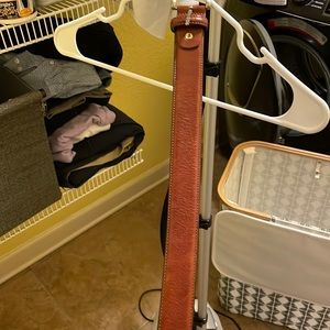 Size 32 officin artigiana leather belt cognac color ….great condition